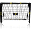 Porta da Calcio Grande per Allenamento 300x200x120 cm per Esterno Umbro Rete Antiurto in Metallo Giallo e Nero      