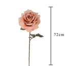 Set 4 Rose Artificiali Madonna Altezza 70 cm 