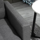 Divano Letto 200x79x96 cm in Tessuto Grigio
