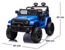 Macchina Elettrica per Bambini 12V Baby Fuoristrada Blu