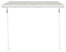 Pergola da Giardino 4,25x3,5m in Alluminio con Copertura in Policarbonato Kraus Edera