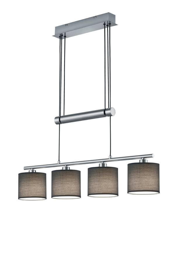 Lampada a Sospensione da Interno E14 in Metallo Nickel Opaco sconto