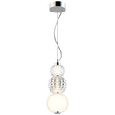 Lampada pendente Pendant in Metallo Collar Cromo