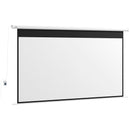 Telo per Proiettore 120"" 16:9 Motorizzato con Telecomando Fissaggio a Muro e Soffitto Bianco