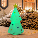Albero di Natale Gonfiabile 180 cm in Poliestere con Luci LED 