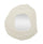 Specchio da Muro Dalia Bianco 90x4x97 cm in MDF e Specchio Bianco