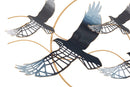 Pannello Bird 91x7x50 cm in Ferro Multicolor      