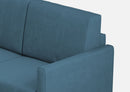 Divano 2 Posti 158x85x85 cm Karay in Tessuto Avio