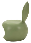 Sedia Bunny Verde 57x55x79 cm in Polietilene Verde      