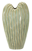 Vaso Venice 27x14x46,5 cm in Ceramica Verde      