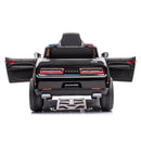 Macchina Elettrica della Polizia per Bambini 12V Dodge SRT Police Nera