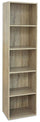 Libreria 5 ripiani 40x29x172 cm in Legno Rovere