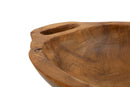 Svuotatasche Wan 37x26,5x7 cm in Teak Riciclato      