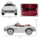 Macchina Elettrica per Bambini 12V con Licenza BMW 507 Bianca