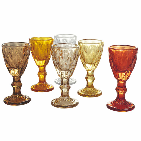 Set 6 Liquorini in Vetro 45 ml Villa d'Este Home Tivoli Prisma Sunset sconto