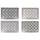 Set 4 Tovagliette 45x30 cm  in PVC VdE Tivoli 1996 Geometric
