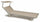 Lettino Prendisole da Giardino in Alluminio Soriani Riccione Beige