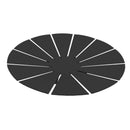 Braciere da Esterno a Legna in Acciaio 68,4x68,4x11,3 cm Flig Austin Sunny Nero
