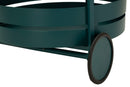 Carrello Saturno Ottanio 40x49,5x61 cm in Metallo Verde acqua      