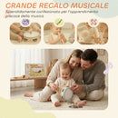 Strumenti Musicali per Bambini Set Percussioni Montessori in Legno Aracione e Celeste      