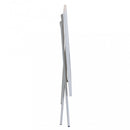 Tavolo Bristol 110x70x72 h cm in Acciaio Tortora