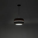 Lampada a Sospensione 35x35xH150 cm in Metallo Idra Rosa e Grigio