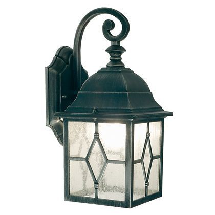 online Lampada Applique Quadrata Piccola Colore Nero e Argento per Esterno Linea Rice Sovil