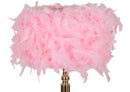 Lampada da Tavolo Tarty Rosa Ø25x54 cm in Ferro e Plastica Rosa e Bianco      