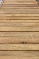 Panca da Giardino 150x40x45 cm in Legno di Acacia Soriani Bali
