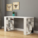 Scrivania 140x60x75 cm Labirent 140 bianco con piedi bianco vintage