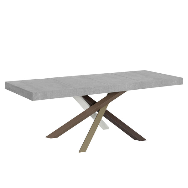 acquista Tavolo Allungabile 160/264x90x77 cm Volantis Premium Cemento