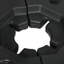 Basi per Ombrellone da Giardino 88,5x88,5x12 cm in HDPE Nero