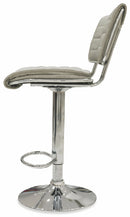 Sgabello 91x44x51 cm in Similpelle Soriani Grigio