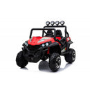 Macchina Elettrica per Bambini Licenza Ufficiale Polar 24V Fuoristrada 2 Posti Rosso