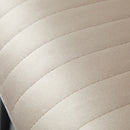Set 2 Sedie Imbottite 43x58x90 cm in Tessuto Marrone Chiaro