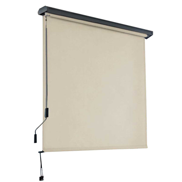 acquista Tenda da Sole Avvolgibile Manuale 120x250 cm in Alluminio e Poliestere Charleston Beige