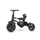 Triciclo a Spinta Pieghevole per Bambini con Maniglione Direzionabile Qplay Rito Star Nero
