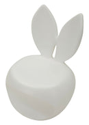 Sedia Bunny Bianca 57x55x79 cm in Polietilene Bianco      