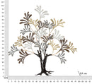 Pannello Albero Lixy 97,2x8,9x100,3 cm in Ferro Multicolor      
