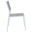 Sedia da Giardino Avana 46x57x85 h cm in Textilene Bianco