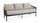 Divano da Giardino 3 Posti con Cuscini 205x75x85h cm in Alluminio e PP Fenix Antracite