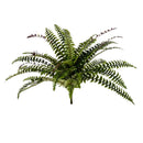 Set 2 Felce Artificiale Composta da 36 Foglie Altezza 72 cm Verde
