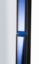 Specchio da Muro Tangeri Blu 62x1x100 cm in MDF e Vetro e Specchio Blu      