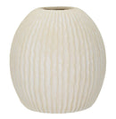 Vaso Icicle Ø36,5x38 cm in Mgo Crema      