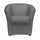 Poltrona Adda 75x66x76 cm in Similpelle grigio