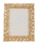 Cornice Solis 21,8x1,8x27 cm in Resina e Vetro Oro      
