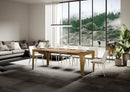 Tavolo Allungabile 160-420x90x77 cm Flame Evolution Quercia Naturale