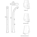 Doccia Solare da Esterno Giardino 20L Miscelatore Arkema Happy One Bianco