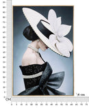 Dipinto su Tela Laccato Marty con Cornice 62x4x92 cm in Pino e Tela e Plastica      