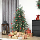 Albero di Natale Artificiale 150 cm con 1375 Rami Base in Metallo Verde      